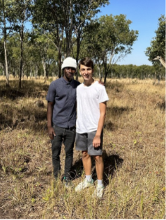 United at last: Will Benjamin ’25 meets pen pal of nine years in Malawi